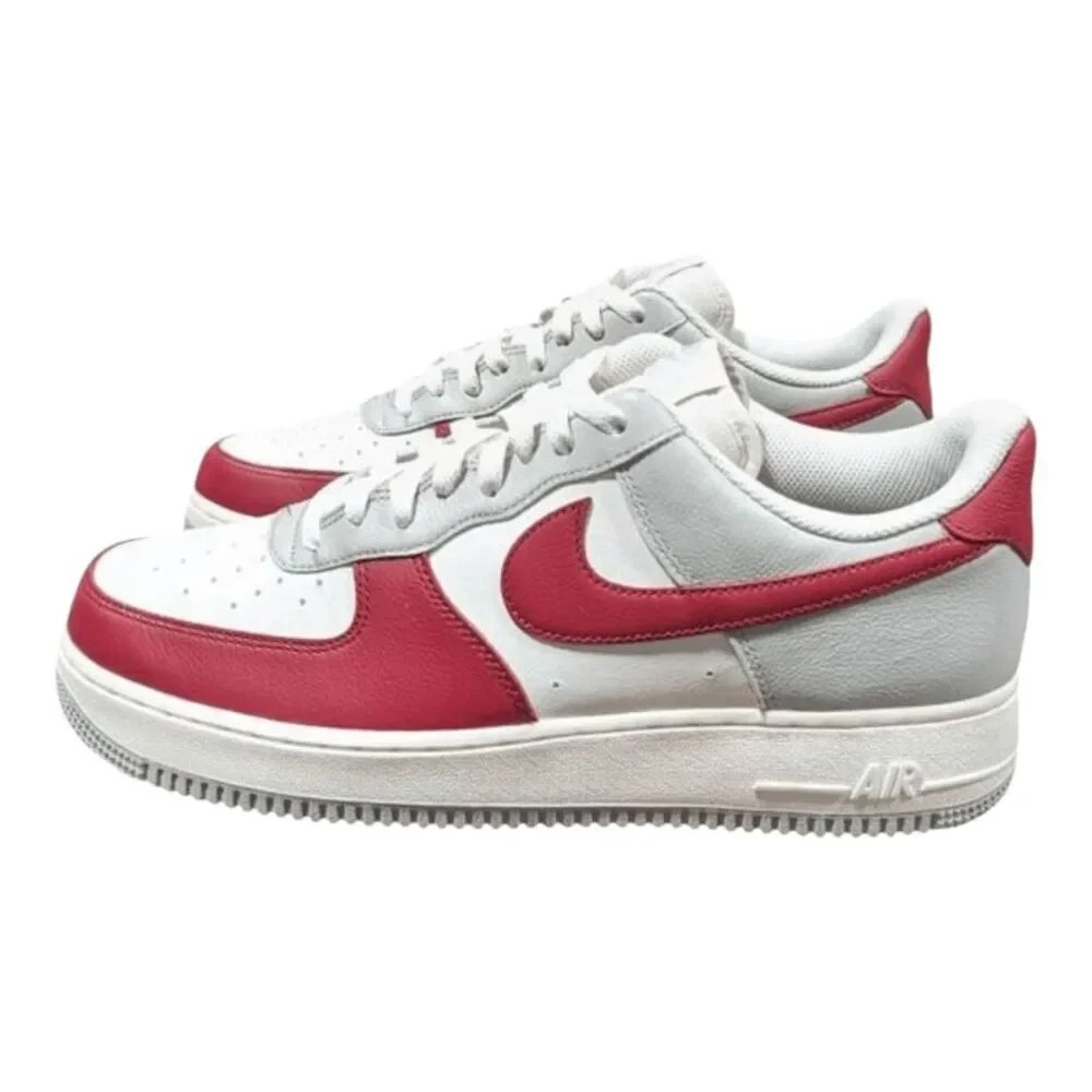 NIKE Air Force 1 Low '07 LV8 'Phantom Gym Red' Sneakers Size 11